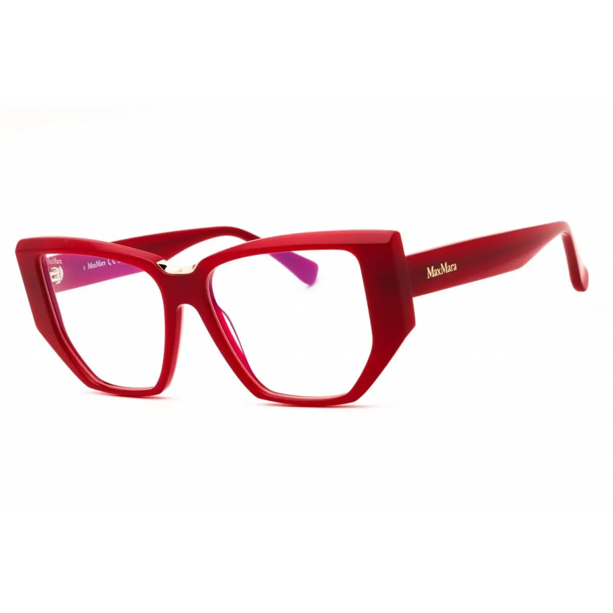 MM5179-066-54 Eyeglasses Frame Size 54mm 15mm 140mm Red Women 88921456 by Max Mara