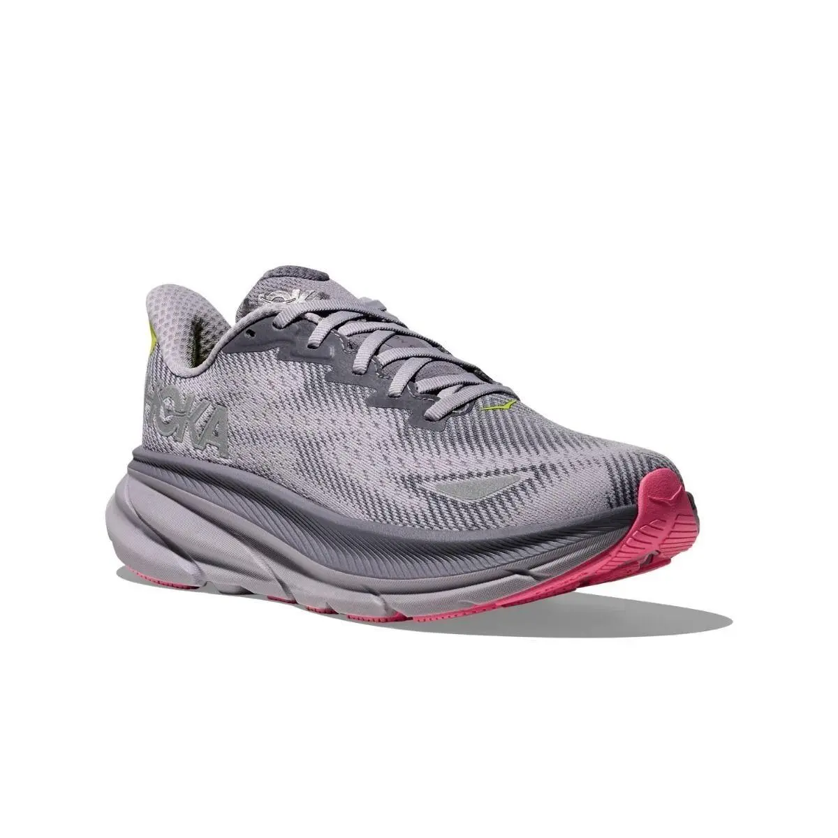 Hoka One One Clifton 9 Gtx 1141490F-GYSK Sneaker Women Gray Running Shoe MEW1806