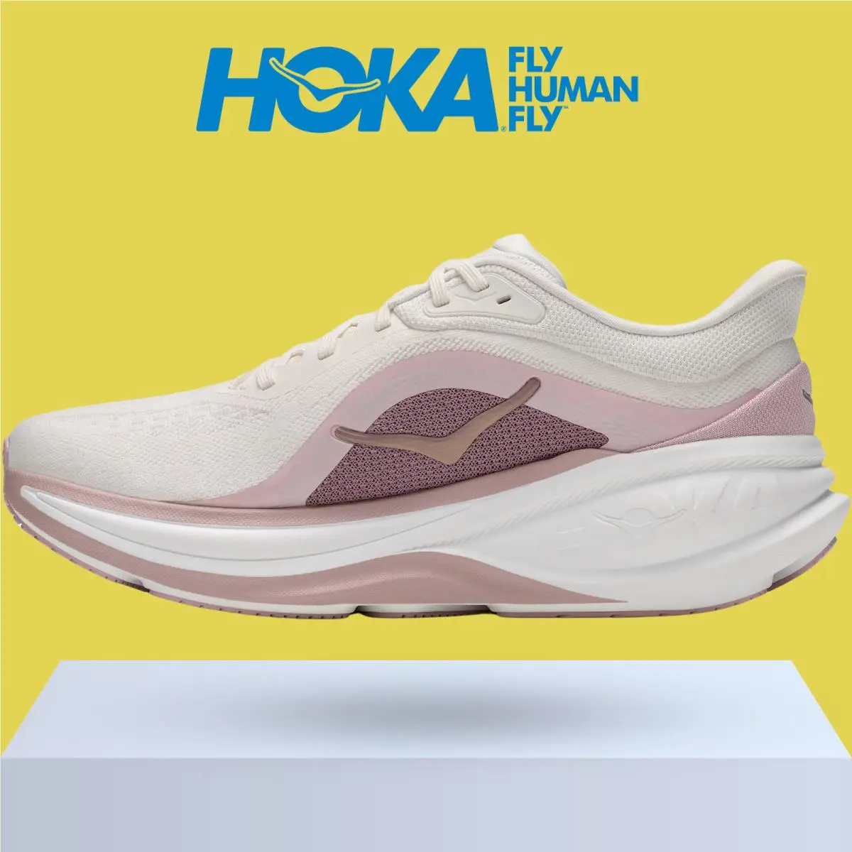 Hoka shoes - Hoka One One Clifton PRO - Alabaster/Pink Opal 0