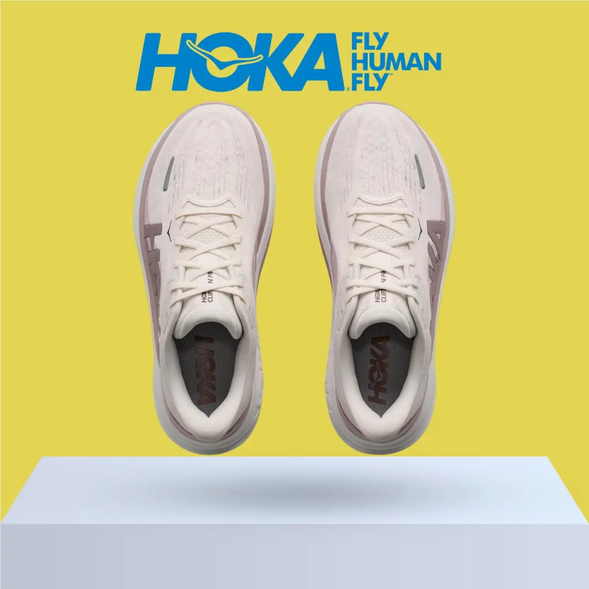 Hoka shoes - Hoka One One Clifton PRO - Alabaster/Pink Opal 7