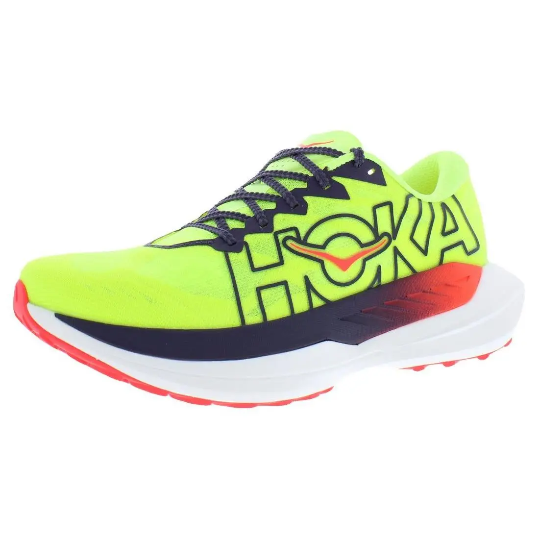 Hoka shoes - Neon Yuzu/Neon Flame, Main: Green 4