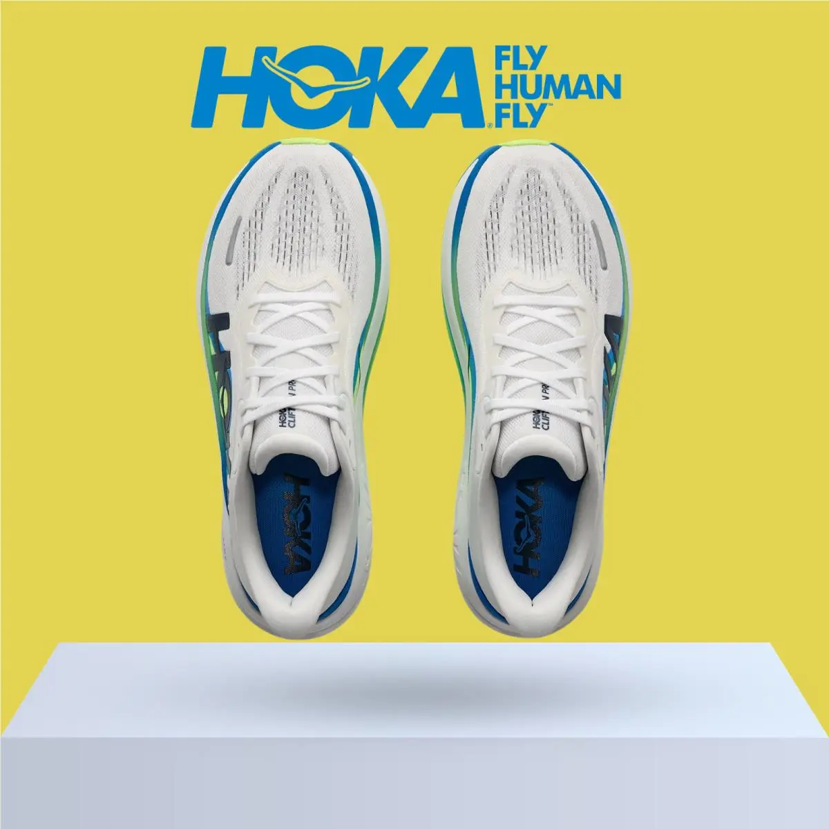 Hoka shoes - Hoka One One Clifton PRO - Stucco/Virtual Blue 22