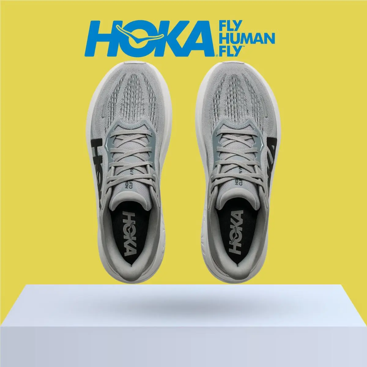Hoka shoes - Hoka One One Clifton PRO - Stucco/Virtual Blue 32