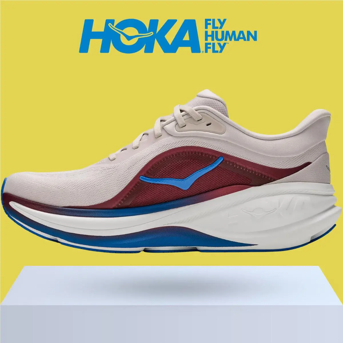 Hoka shoes - Hoka One One Clifton PRO - Stucco/Virtual Blue 5