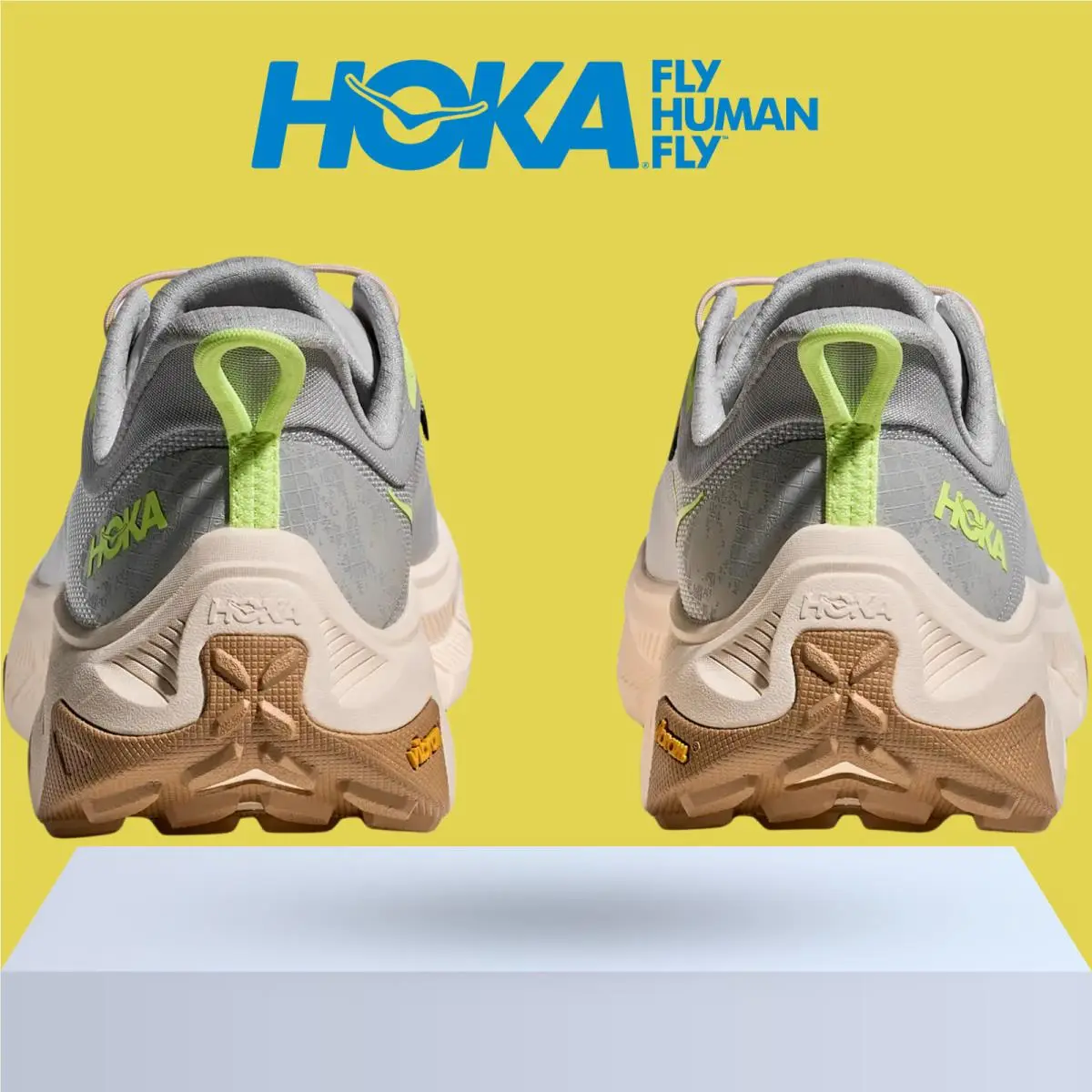 Hoka shoes - Hoka One One Transport 2 - Cosmic Grey/Neon Yuzu 1