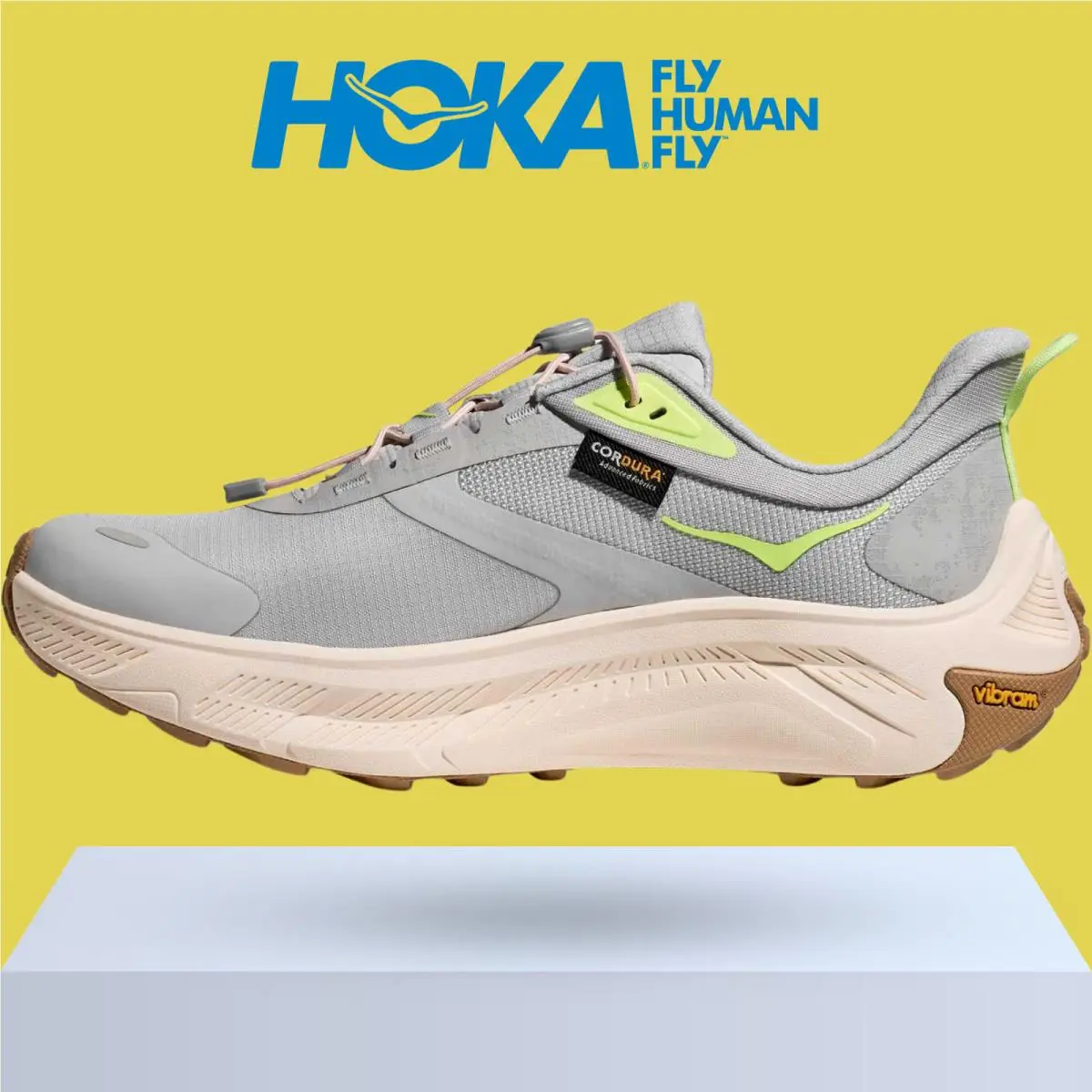 Hoka shoes - Hoka One One Transport 2 - Cosmic Grey/Neon Yuzu 5