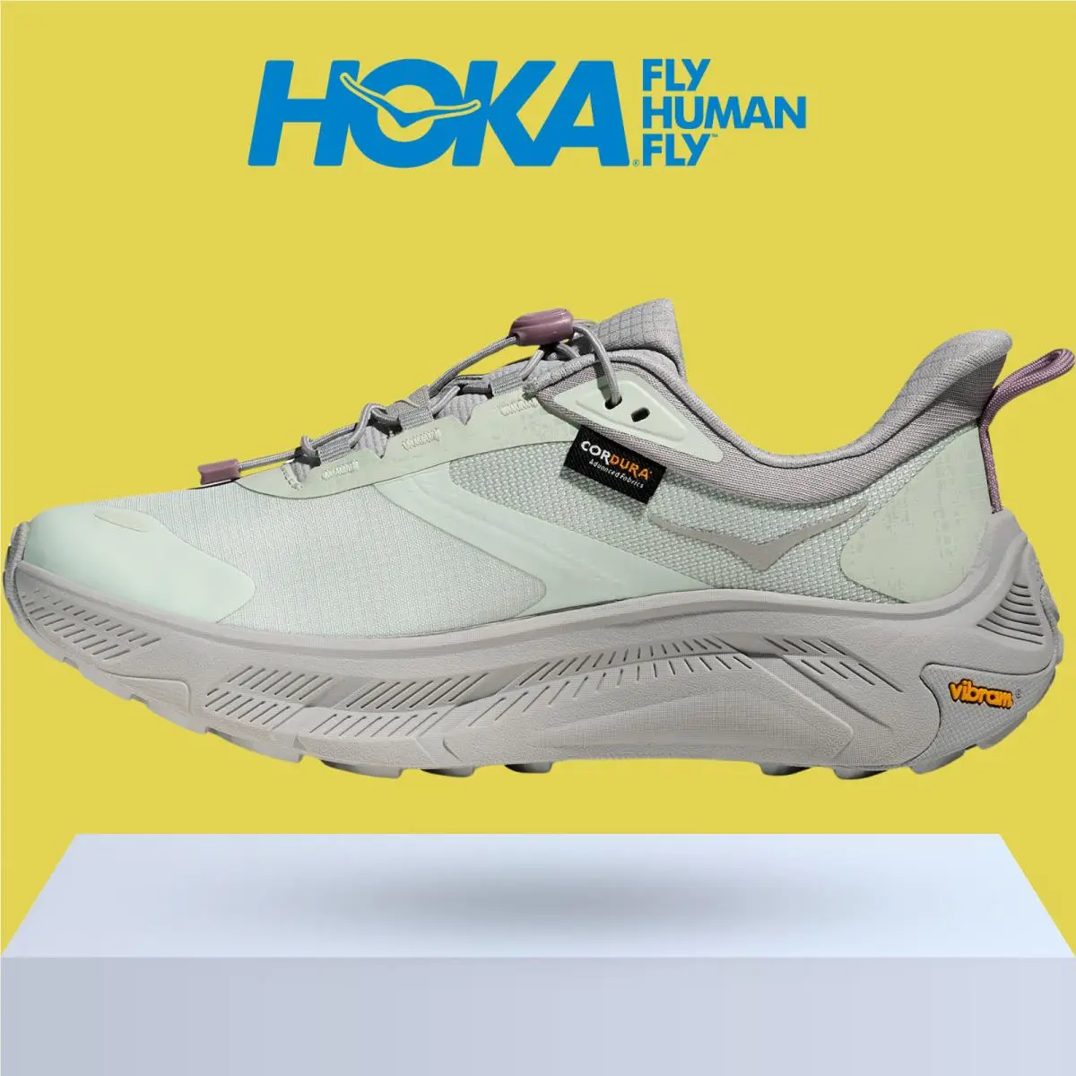 Hoka shoes - Hoka One One Transport 2 - Cosmic Grey/Neon Yuzu 30