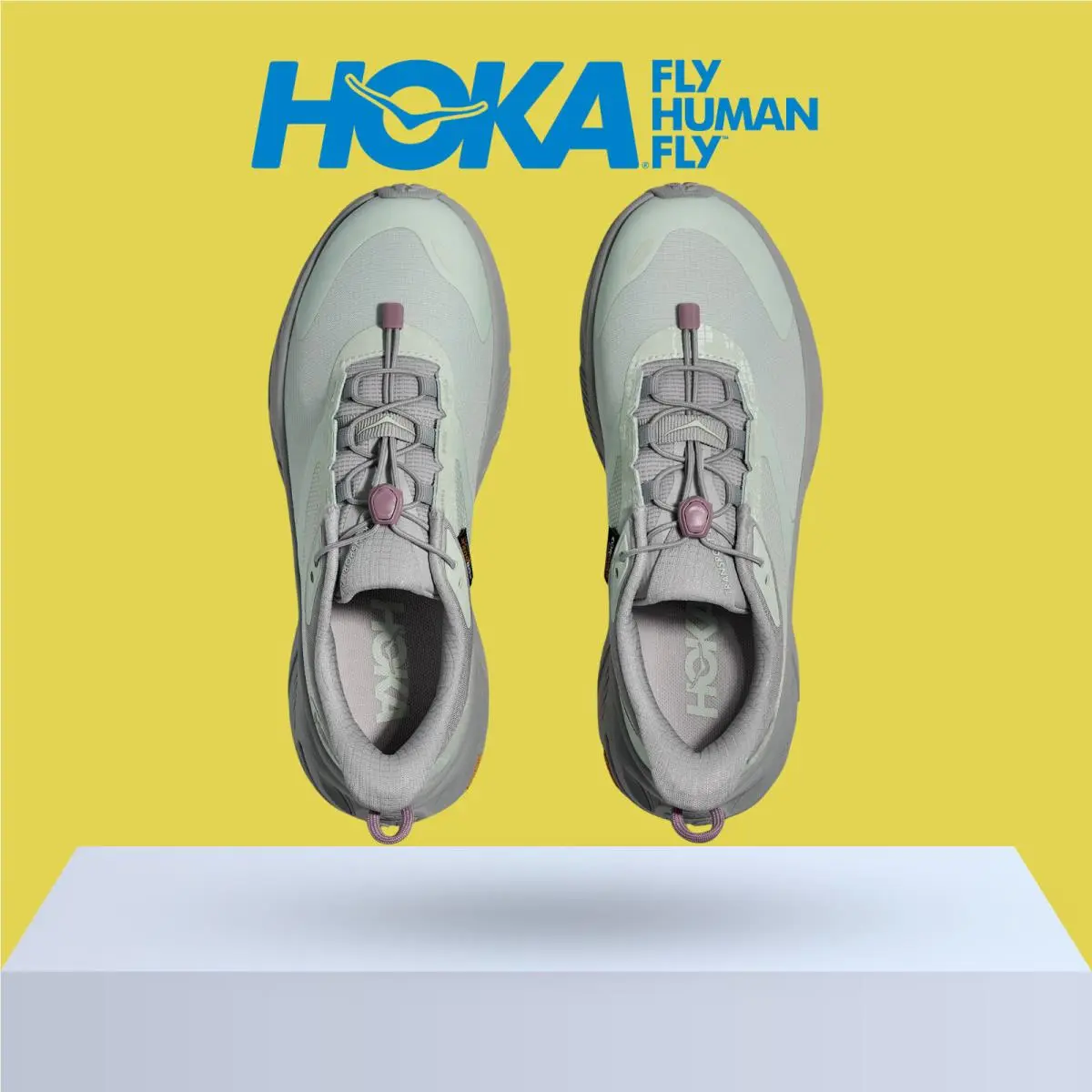 Hoka shoes - Hoka One One Transport 2 - Cosmic Grey/Neon Yuzu 32