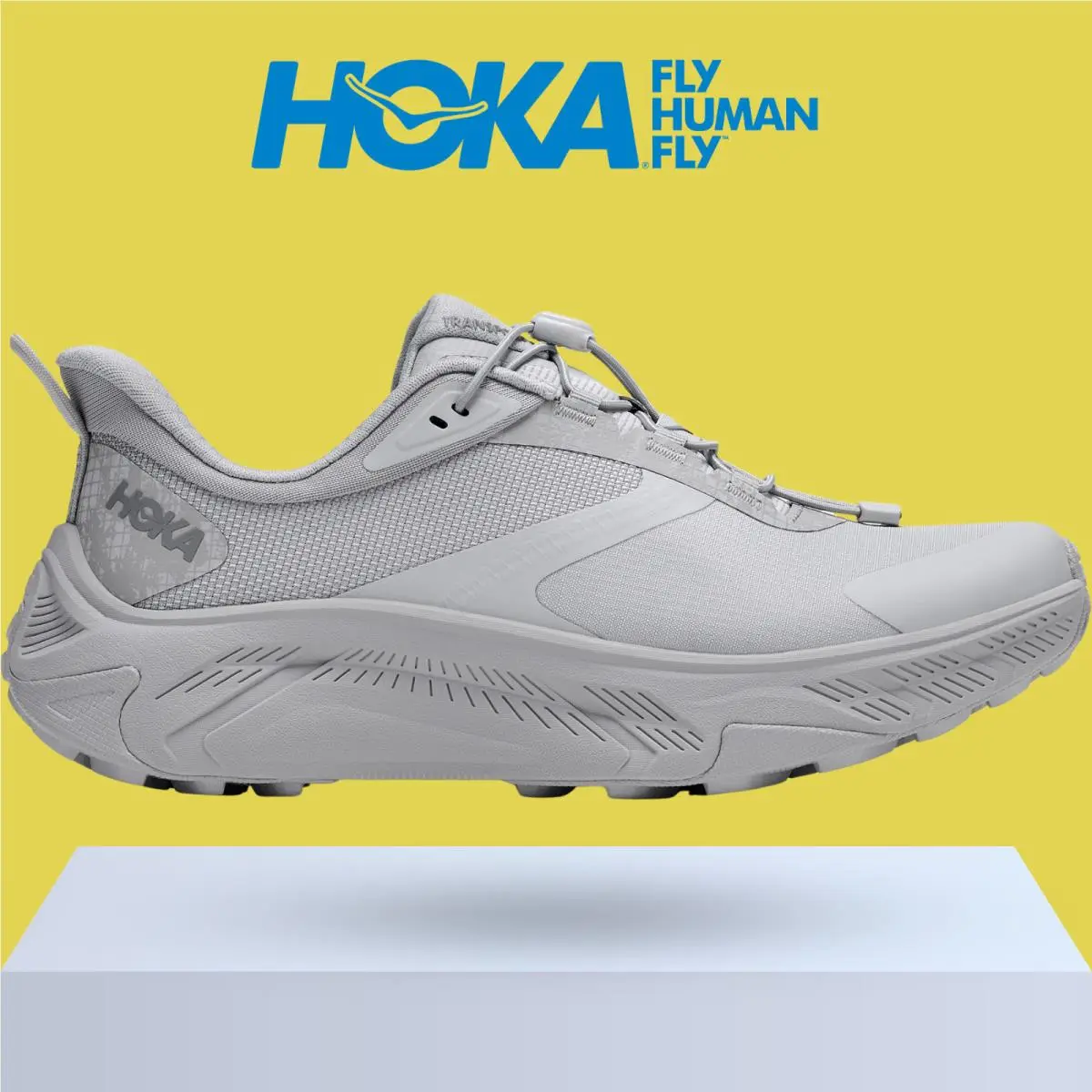 Hoka shoes - Hoka One One Transport 2 - Cosmic Grey/Neon Yuzu 34