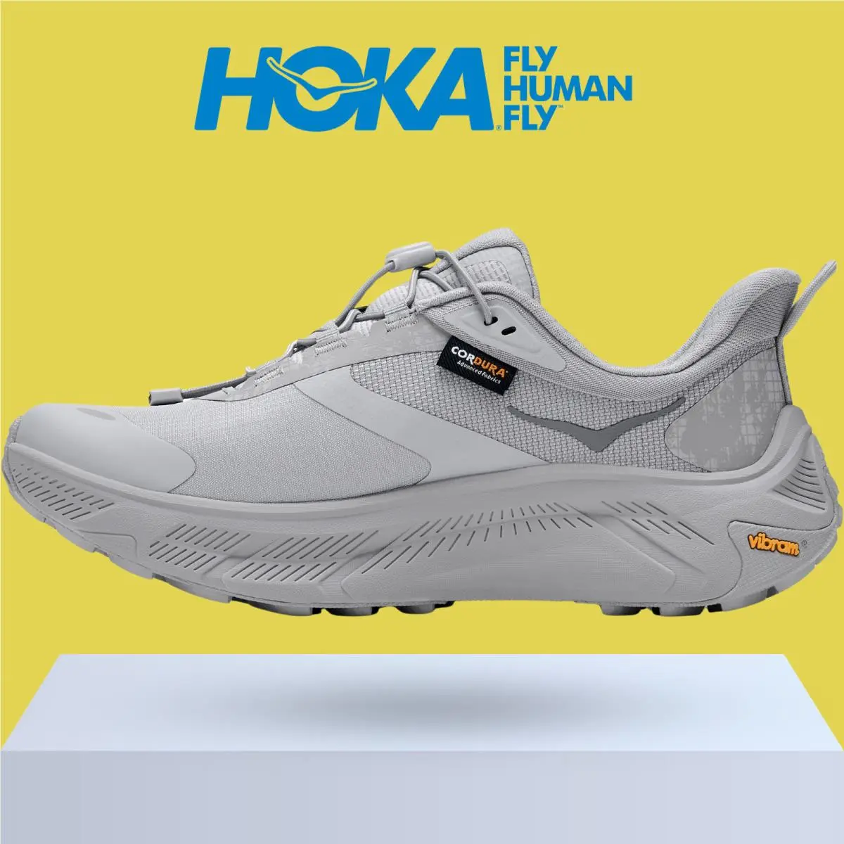 Hoka shoes - Hoka One One Transport 2 - Cosmic Grey/Neon Yuzu 35