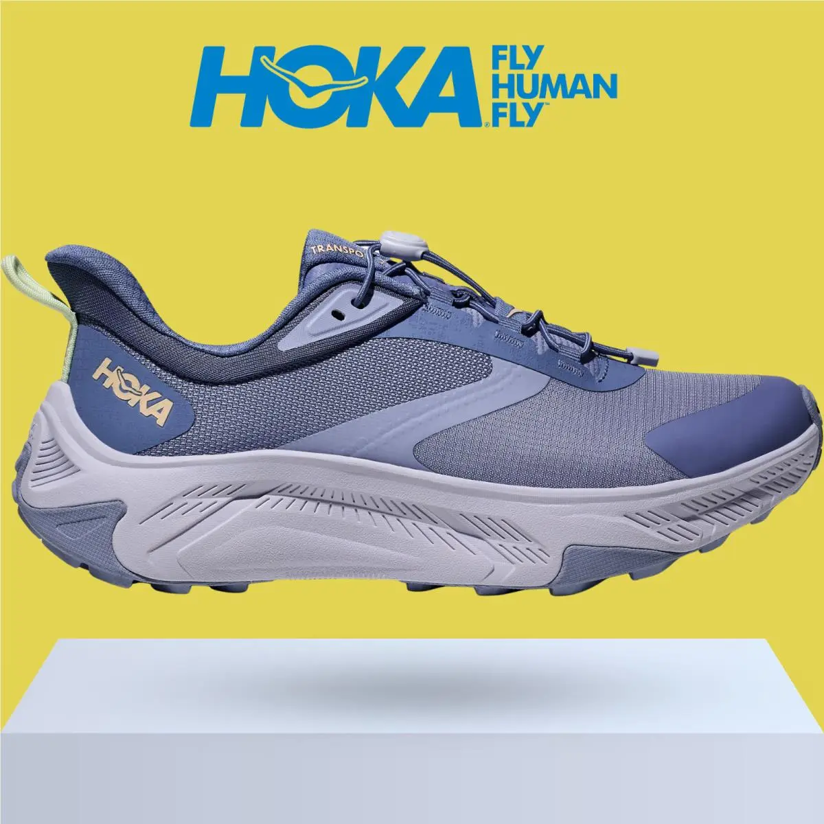 Hoka shoes - Hoka One One Transport 2 - Cosmic Grey/Neon Yuzu 39