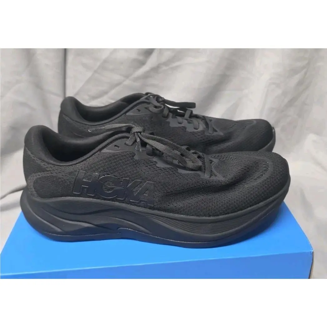 Hoka Rincon 4 Running Shoes Black 1155132-BBLC Men Size 10D