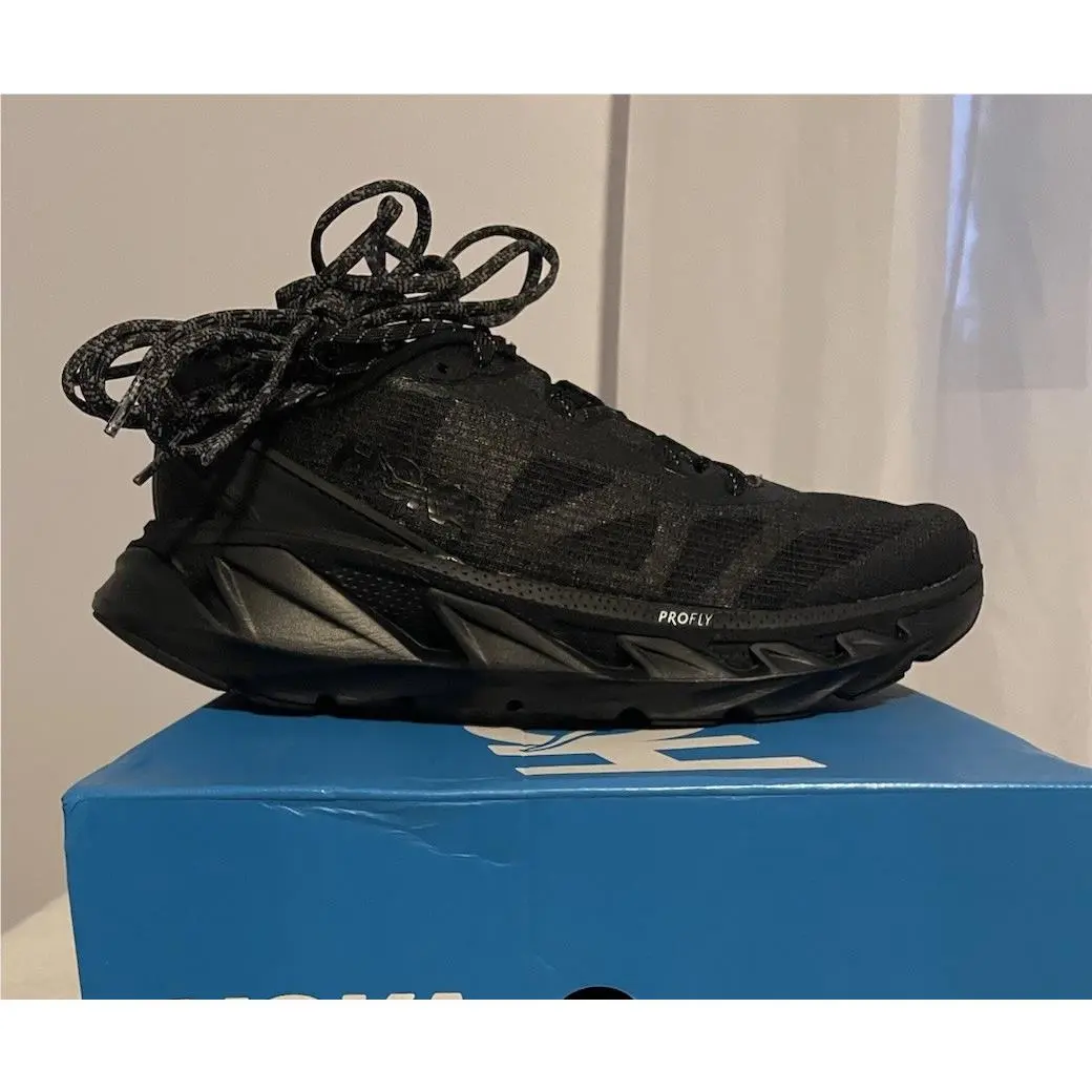Hoka One One Black U Elevon 2 TS Trail Running Shoes Size US 8