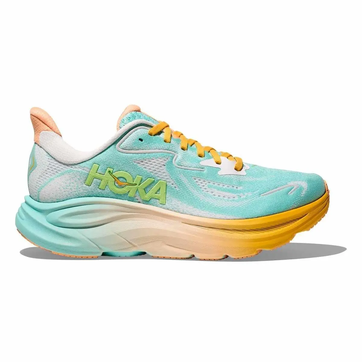 Womens Size 6.5B -hoka Clifton 10 Running Shoes Blue Spark 1162031/BPRK