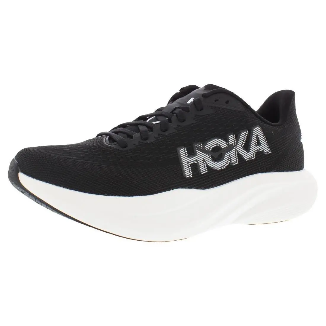 Hoka shoes - Black/White, Main: Black (UPC: 198605585432) 0