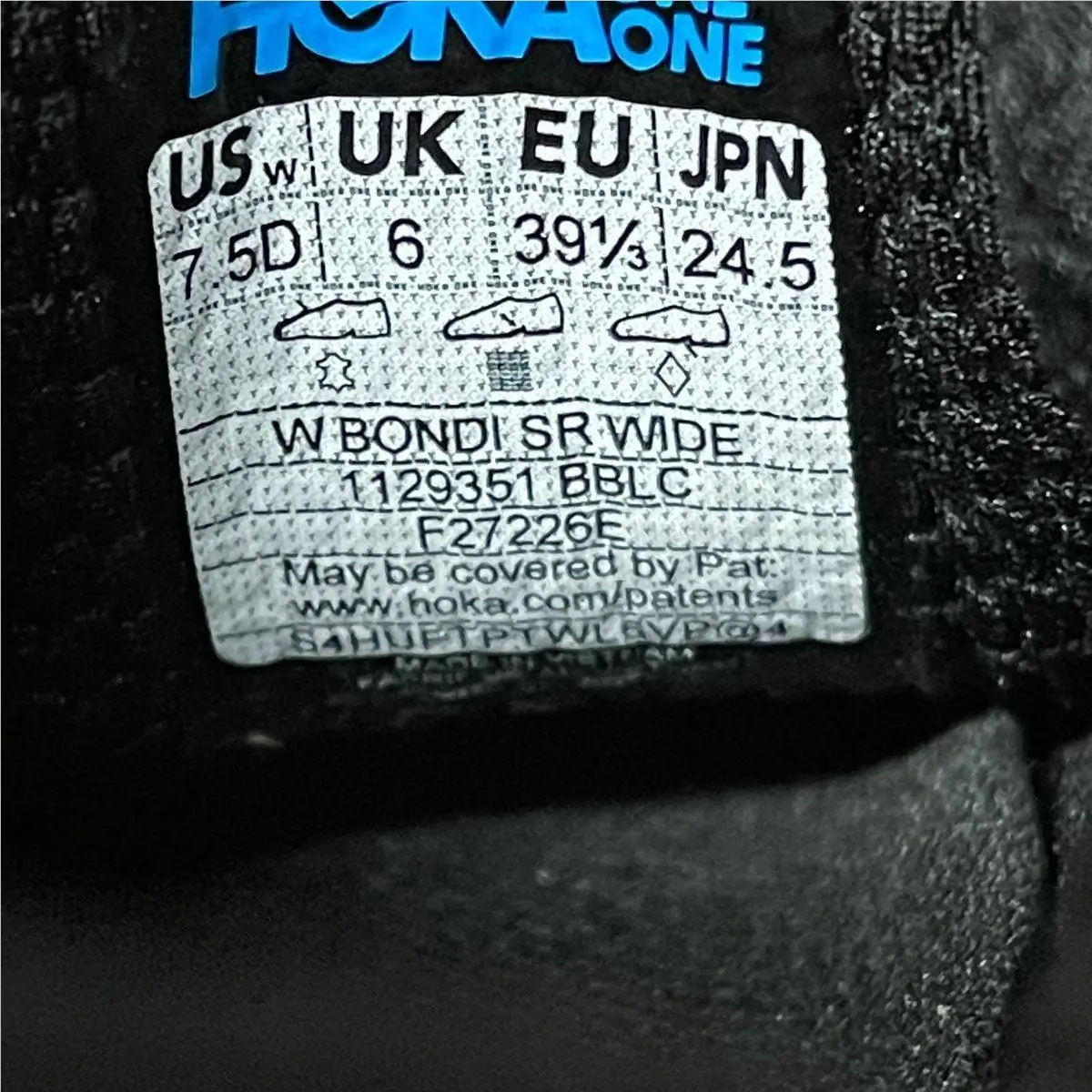 Hoka shoes - VS201698 - vs-201698 - Black (UPC: 195719222130) 0