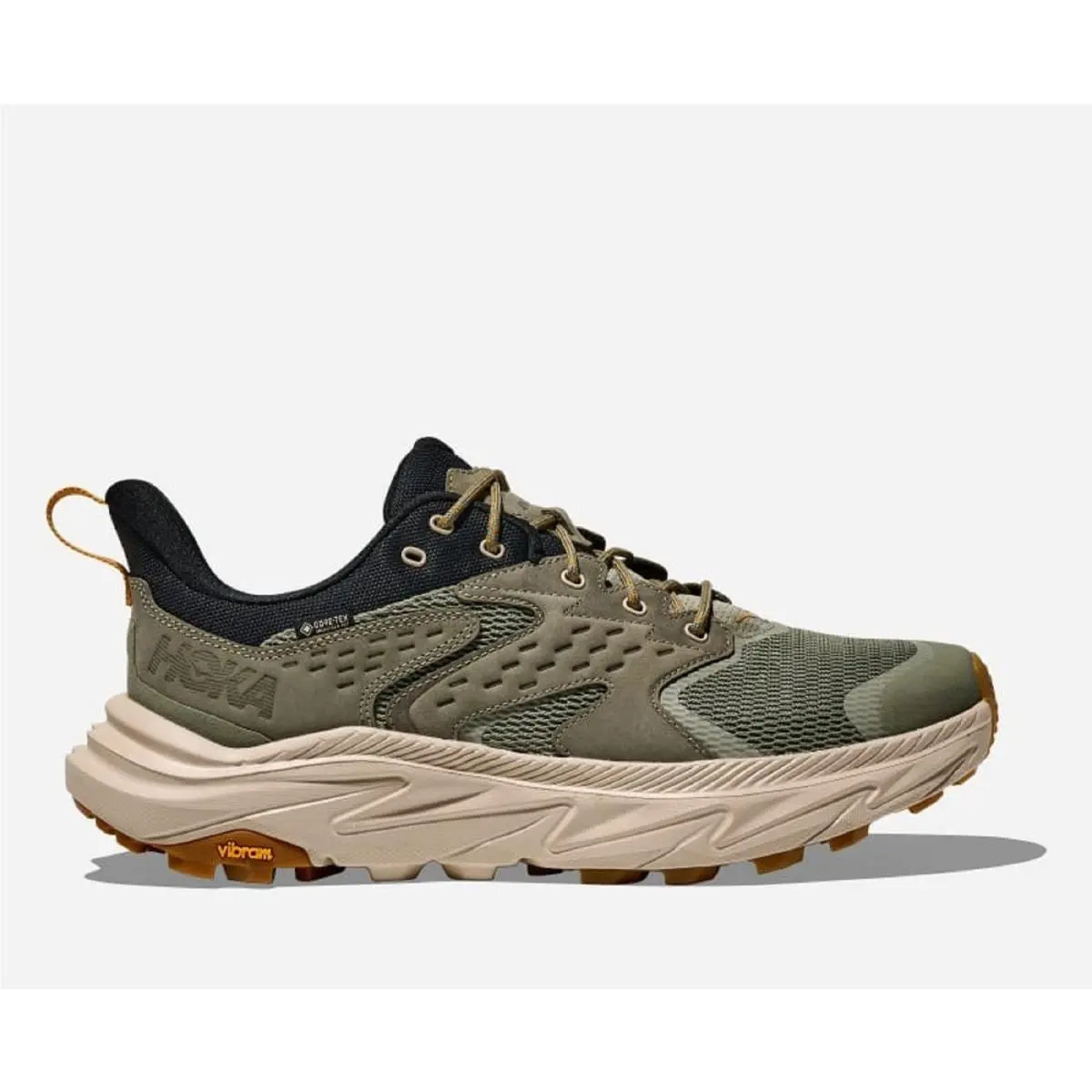 Hoka Anacapa 2 Low Gtx Waterproof Hiking Shoes For Men - Sea Moss/oatmeal 13M