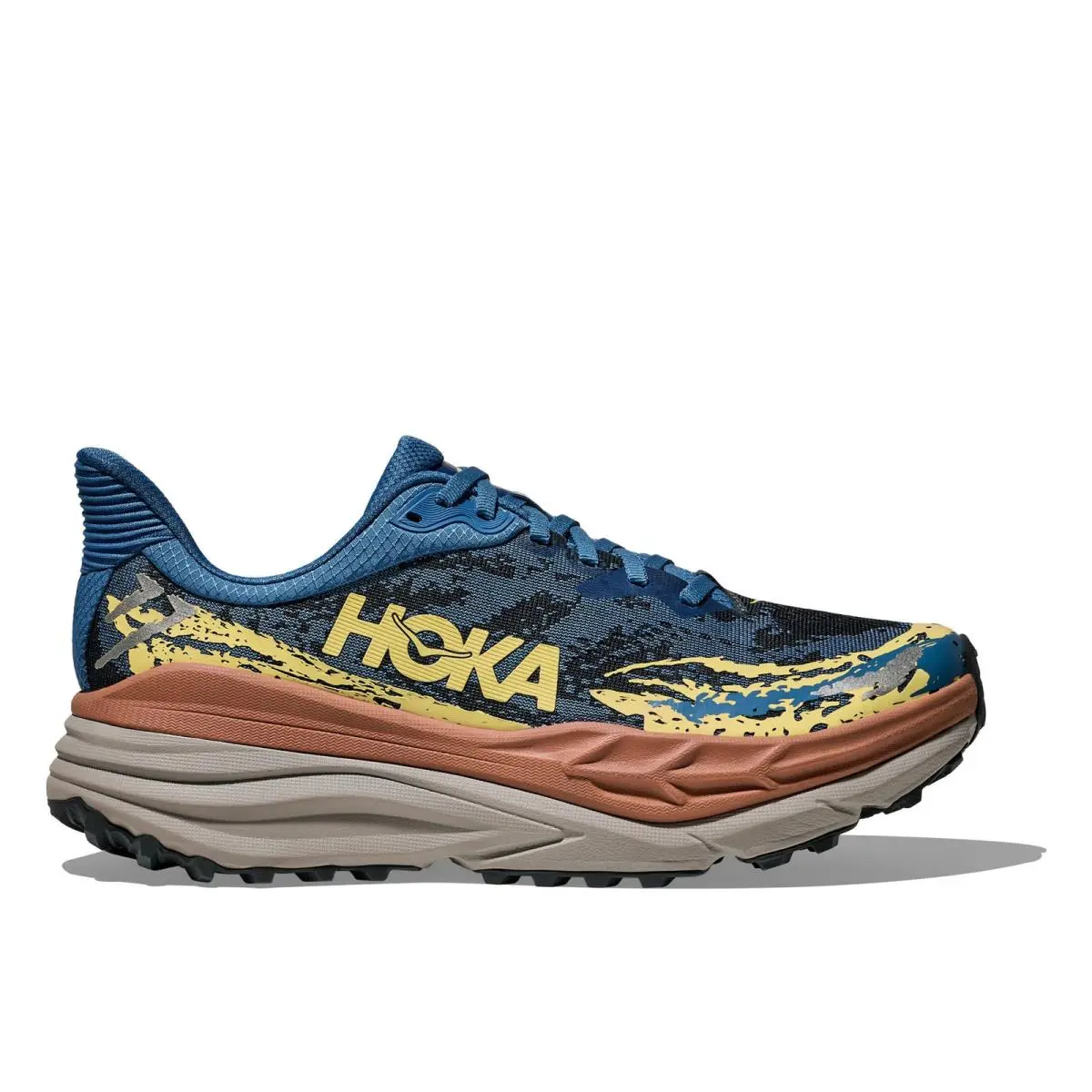 Hoka 1141530-FDM Stinson Atr 7 Running Shoes For Men - Foggy Night - 10.5M