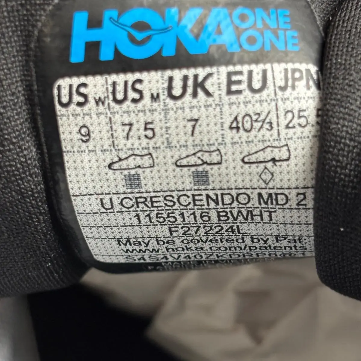 Hoka shoes - Black 9