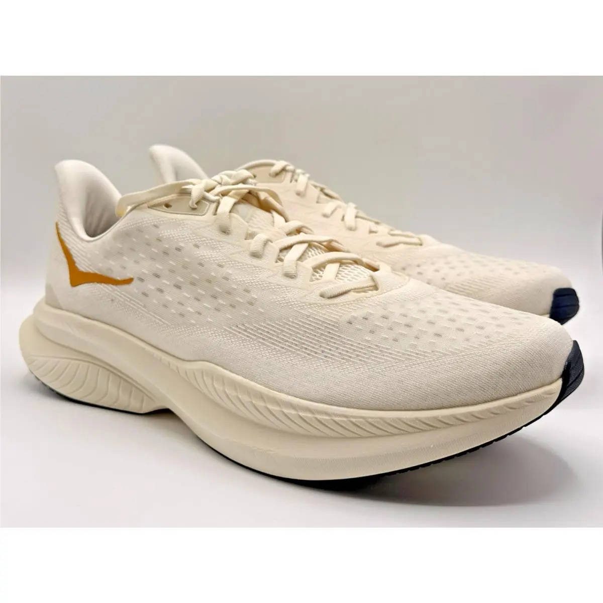 Hoka One One Mach 6 LA Men’s Running Shoes Oat Milk US 14D
