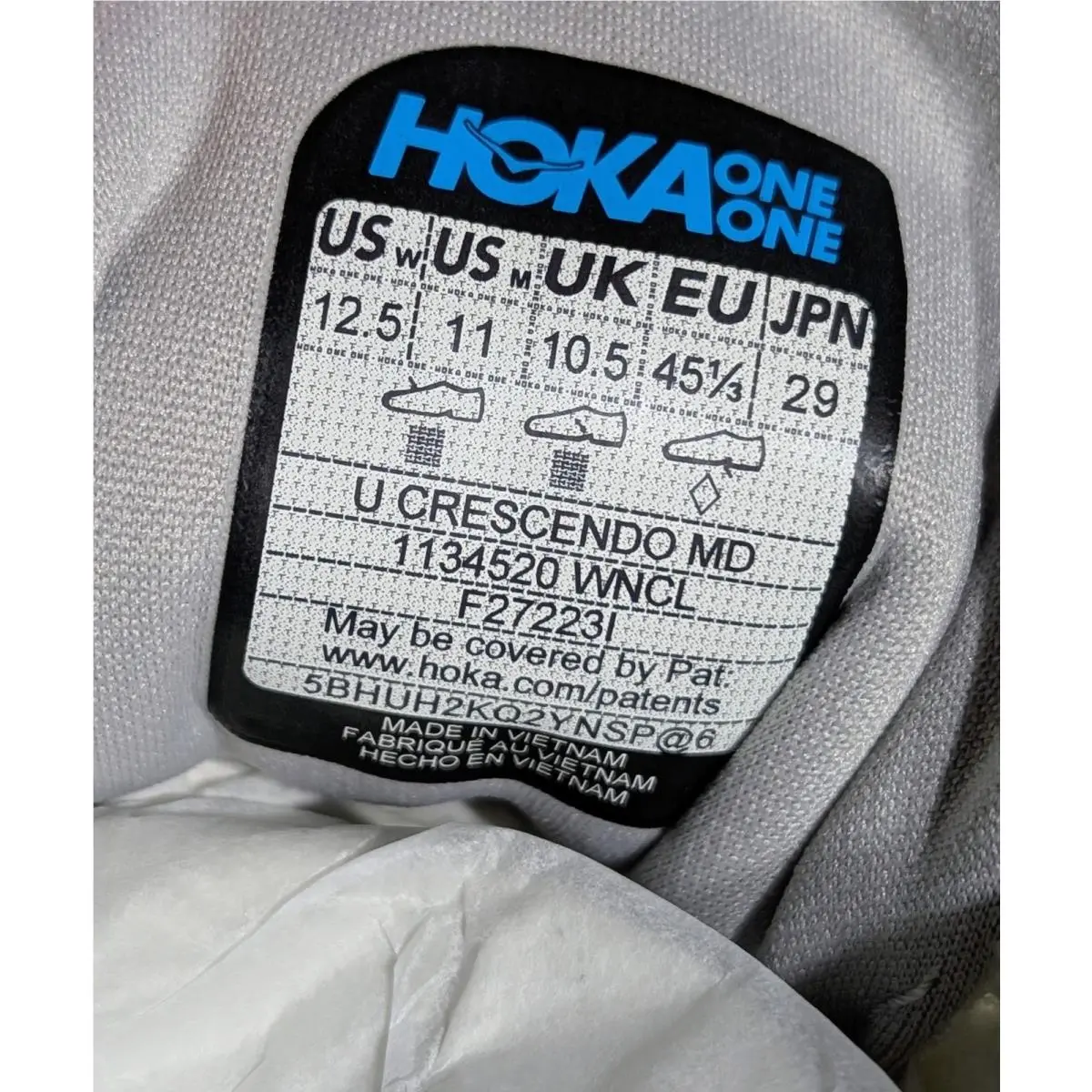 Hoka shoes - Hoka One One Crescendo MD - 1134520 - White 15