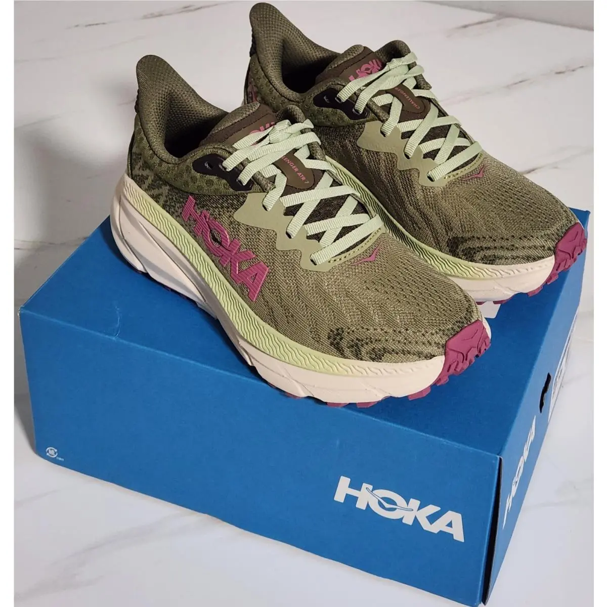 Hoka One One Challenger Atr 7 Trail Women`s Running Sneaker Sz 6B + Box