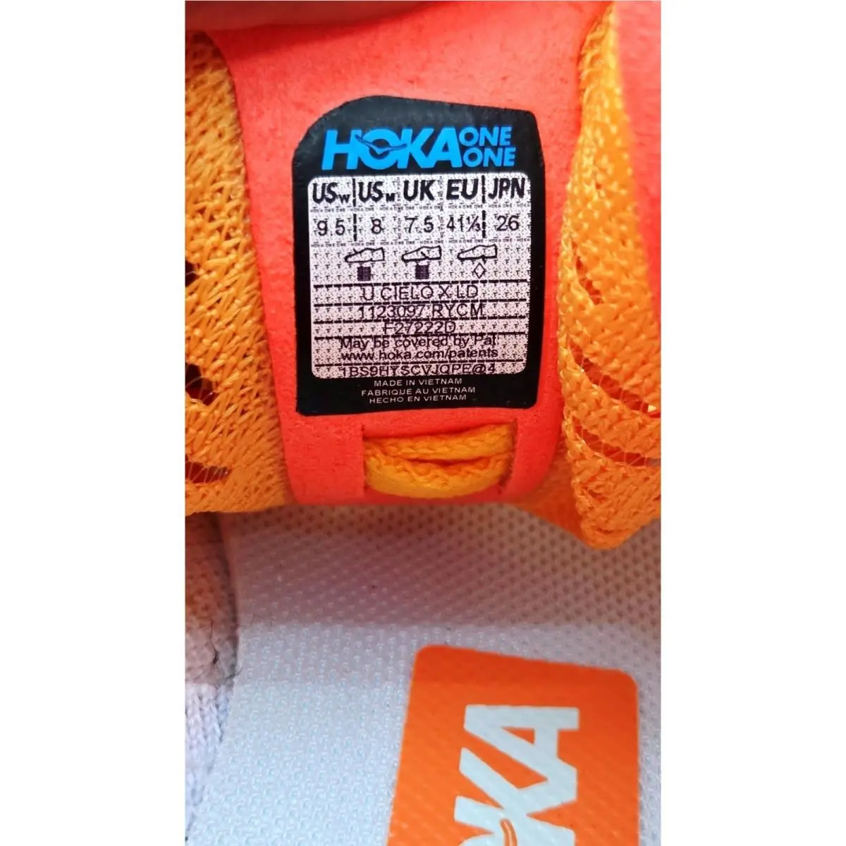 Hoka shoes - Orange 7