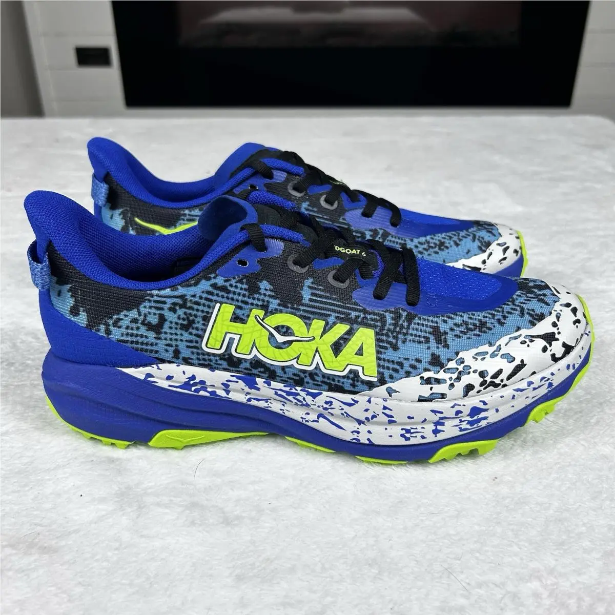 Hoka shoes - Hoka One One Speedgoat - One One Speedgoat - Blue (UPC: 0198605162824) 9