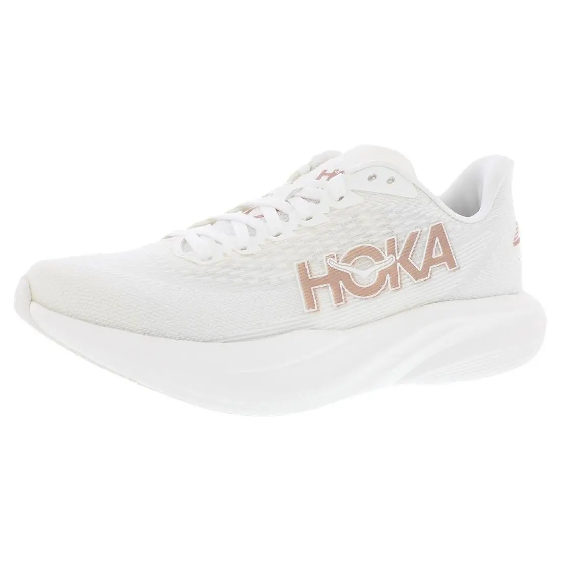 Hoka shoes - Frost/Rose Gold, Main: White (UPC: 198605585739) 0