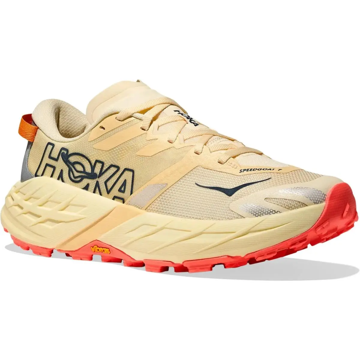 Hoka One Women`s Speedgoat 7 Running Athletic Sneakers Yellow/flame 9.5