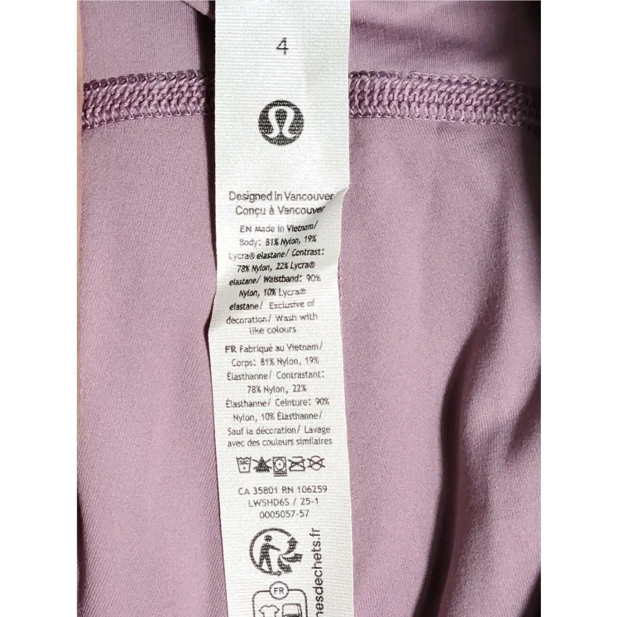 Lululemon clothing - Purple 3