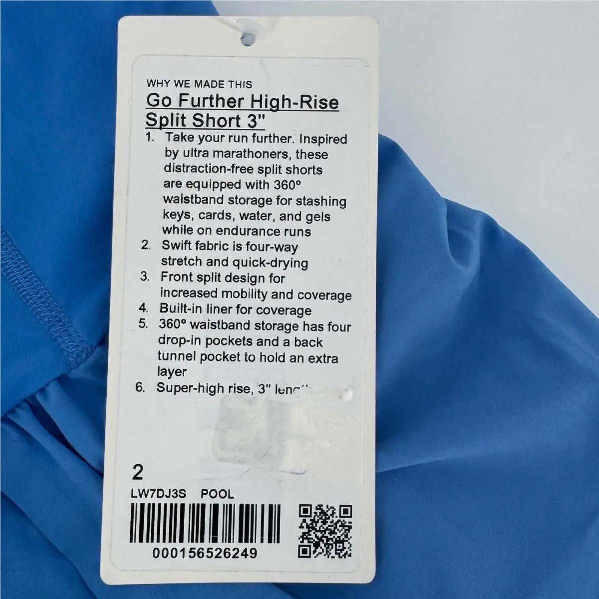 Lululemon clothing - Blue 3