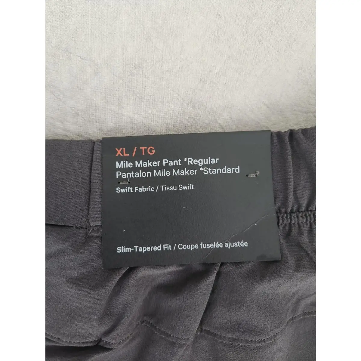 Lululemon clothing - Lululemon Mile Maker - Mile Maker - Graphite Grey 8