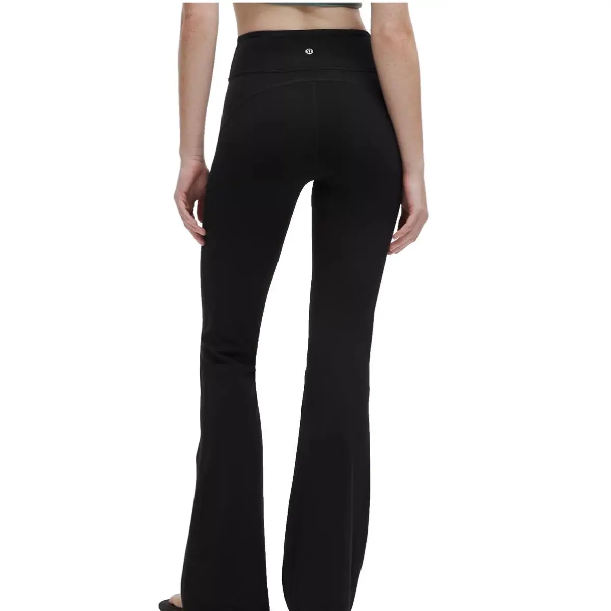 Women`s Lululemon Groove Nulu High-rise Flared Pant - Black - Size 6