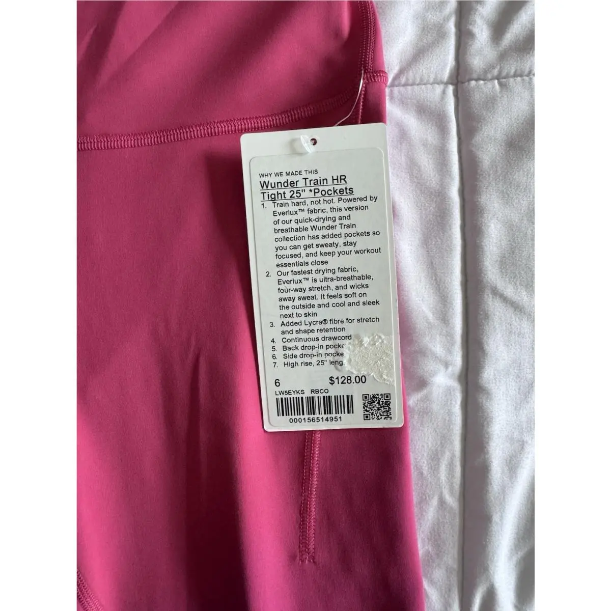 Lululemon clothing - Raspberry Coulis 1