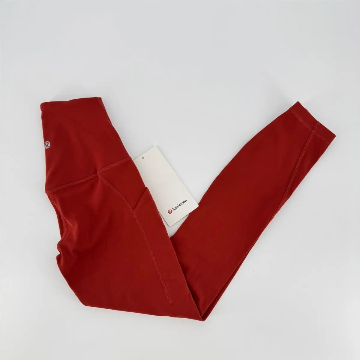 Lululemon Align High Rise Pant 25 Pockets Cayenne Red Nulu Legging LW5DCES Sz 0