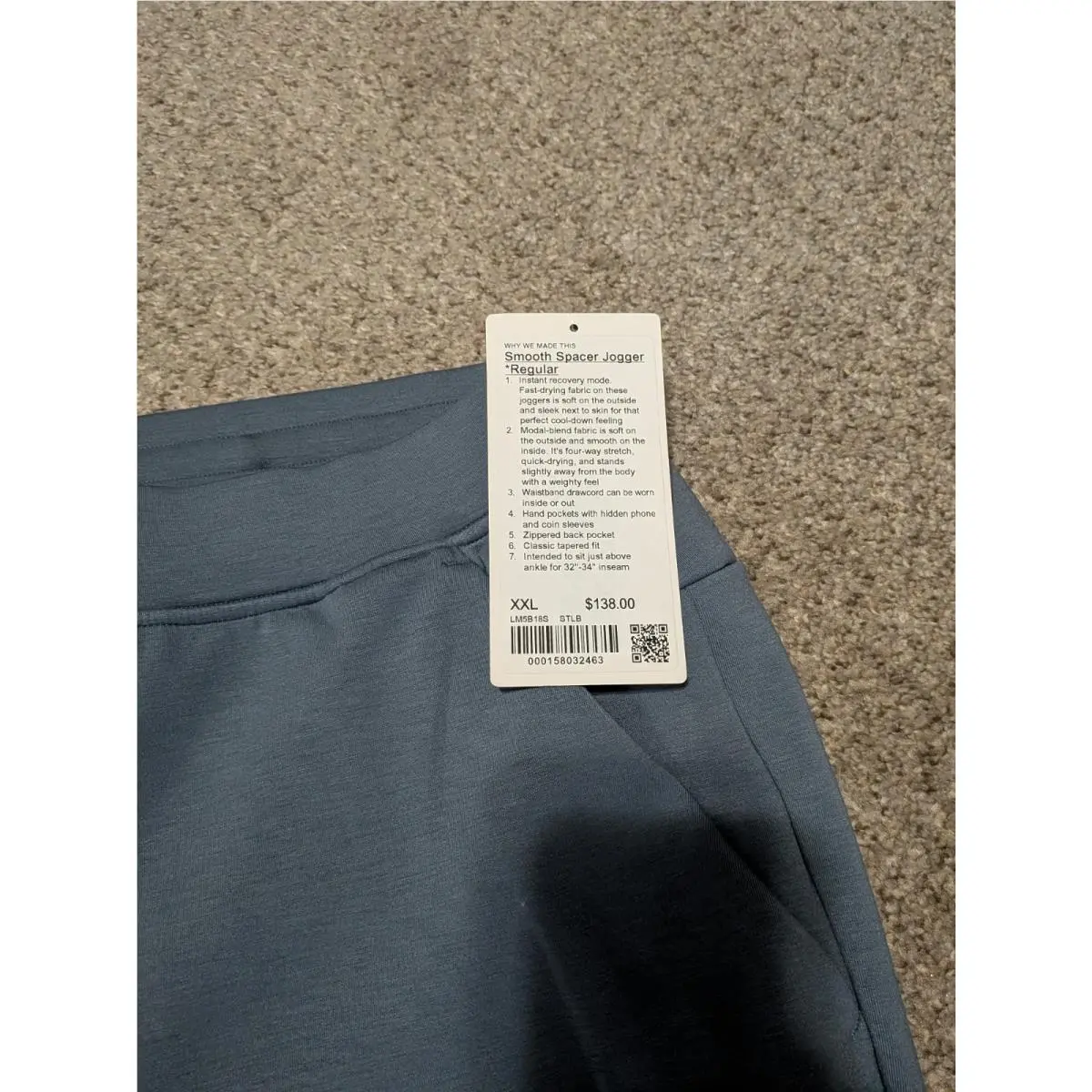 Lululemon clothing - Lululemon Smooth Spacer - Smooth Spacer - Blue 3