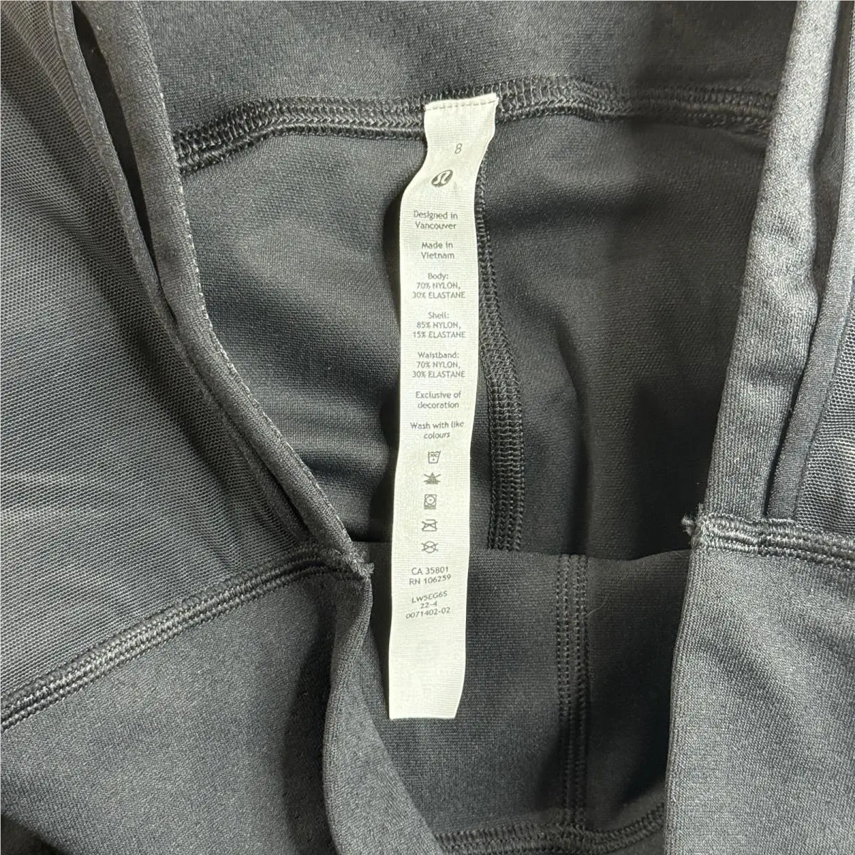 Lululemon clothing - LW5EG6S - LW5EG6S - Black 0