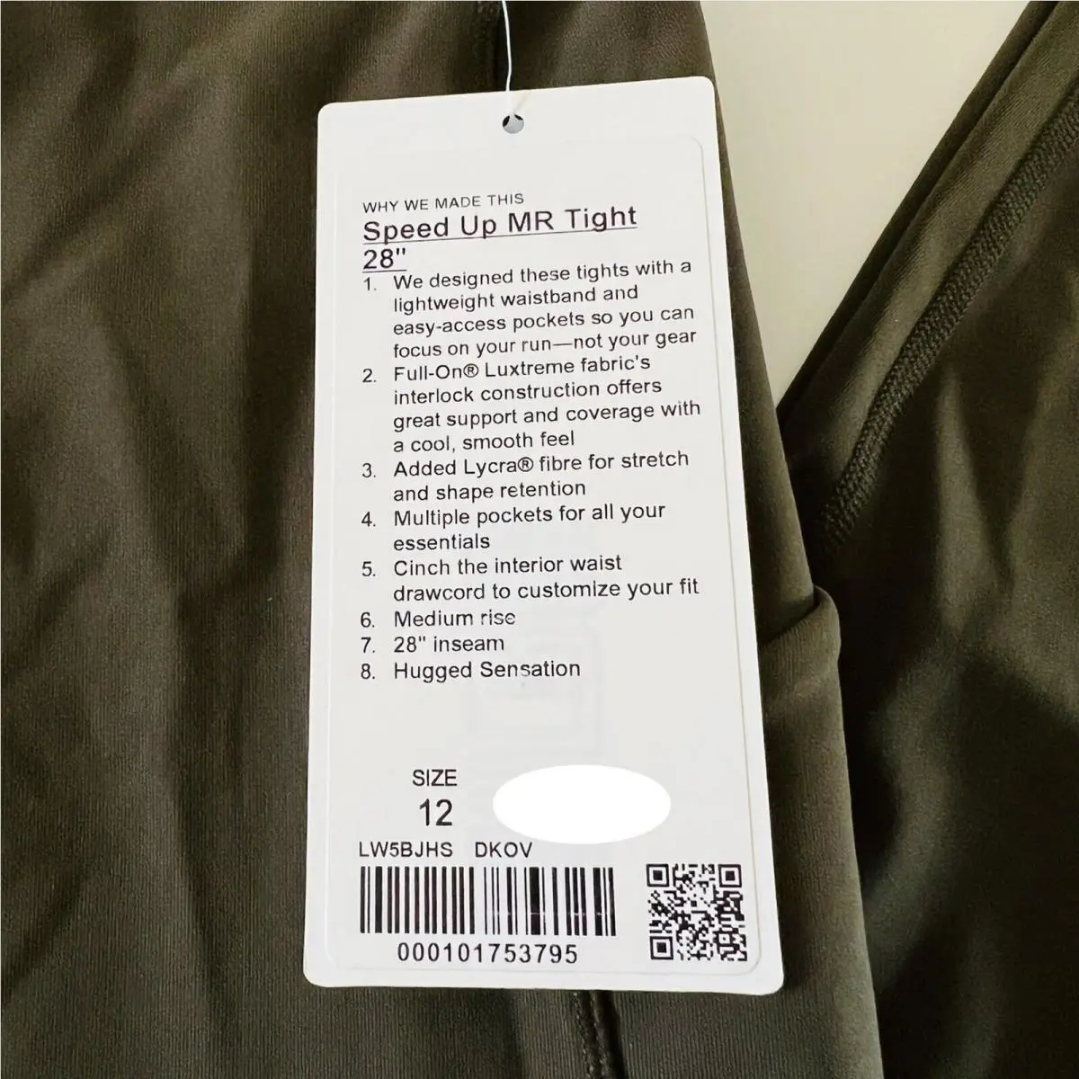 Lululemon clothing - Green 6