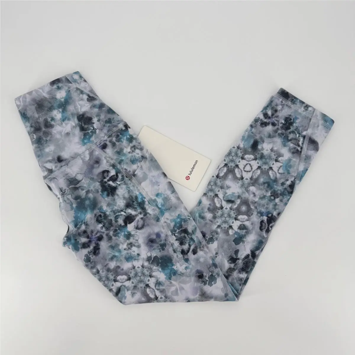Lululemon Align HR Crop 23 Pockets Kaleidoscopic Floral Multi Klfo Sz 2 LW6BTES