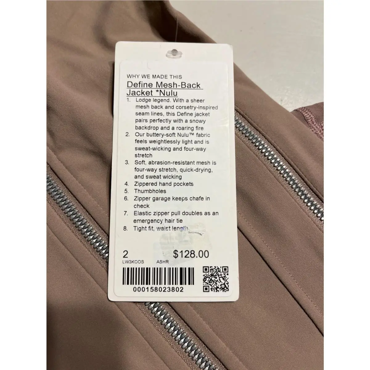 Lululemon clothing - Ashen Rose 3