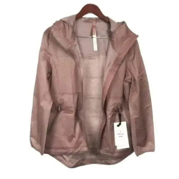 Lululemon Sheer Joy Windbreaker Jacket Barbie Pink Spanish Oak Size 6