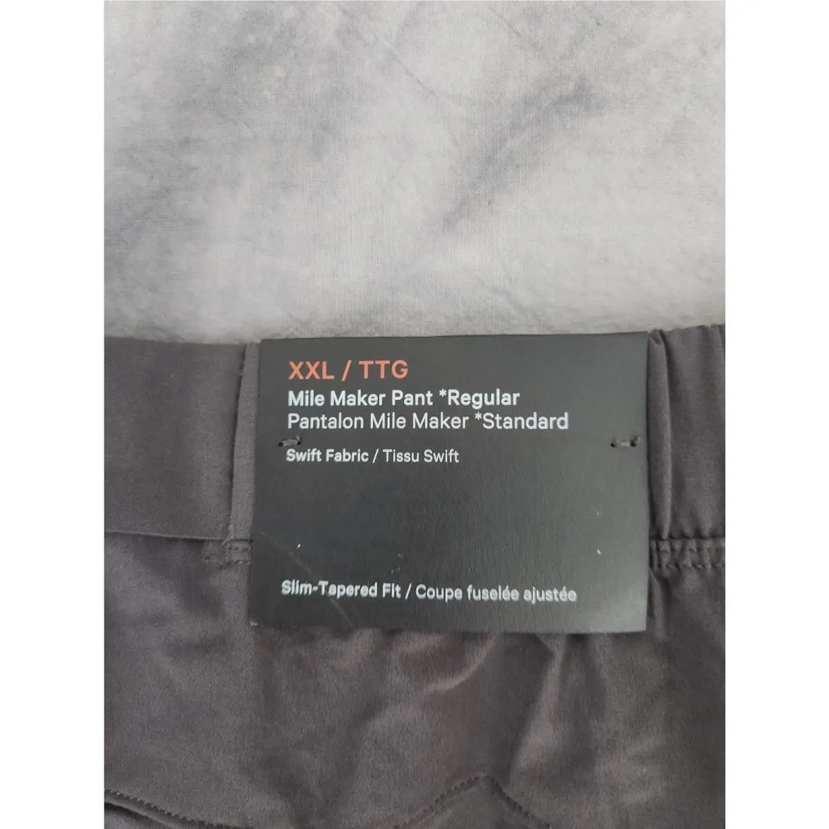 Lululemon clothing - Lululemon Mile Maker - Mile Maker - Graphite Grey 8