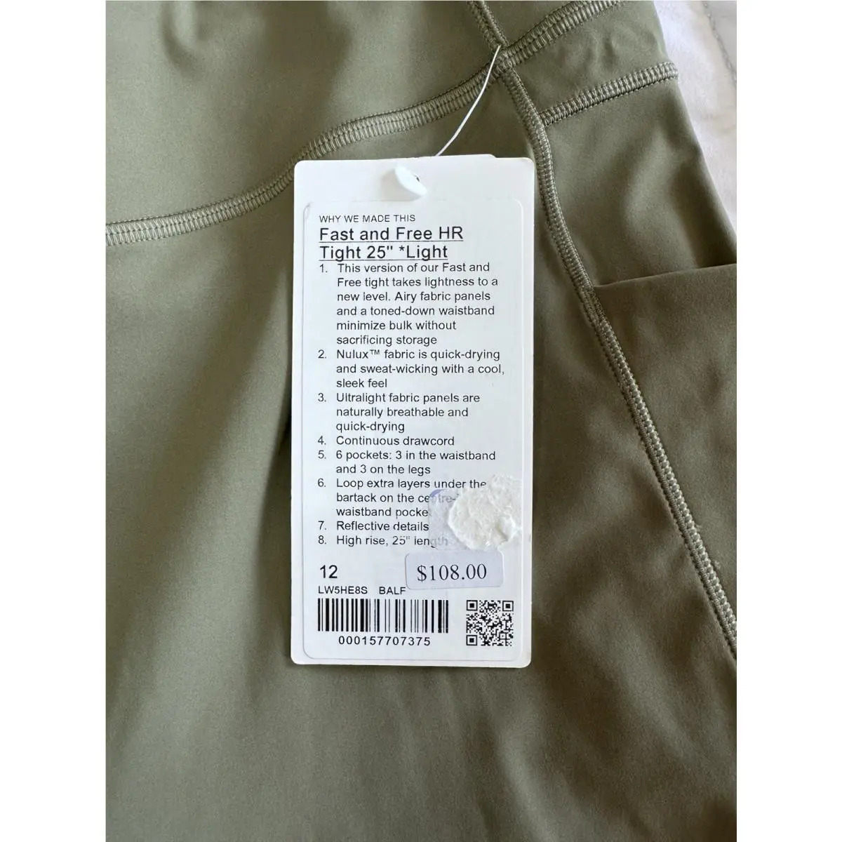Lululemon clothing - Green 2