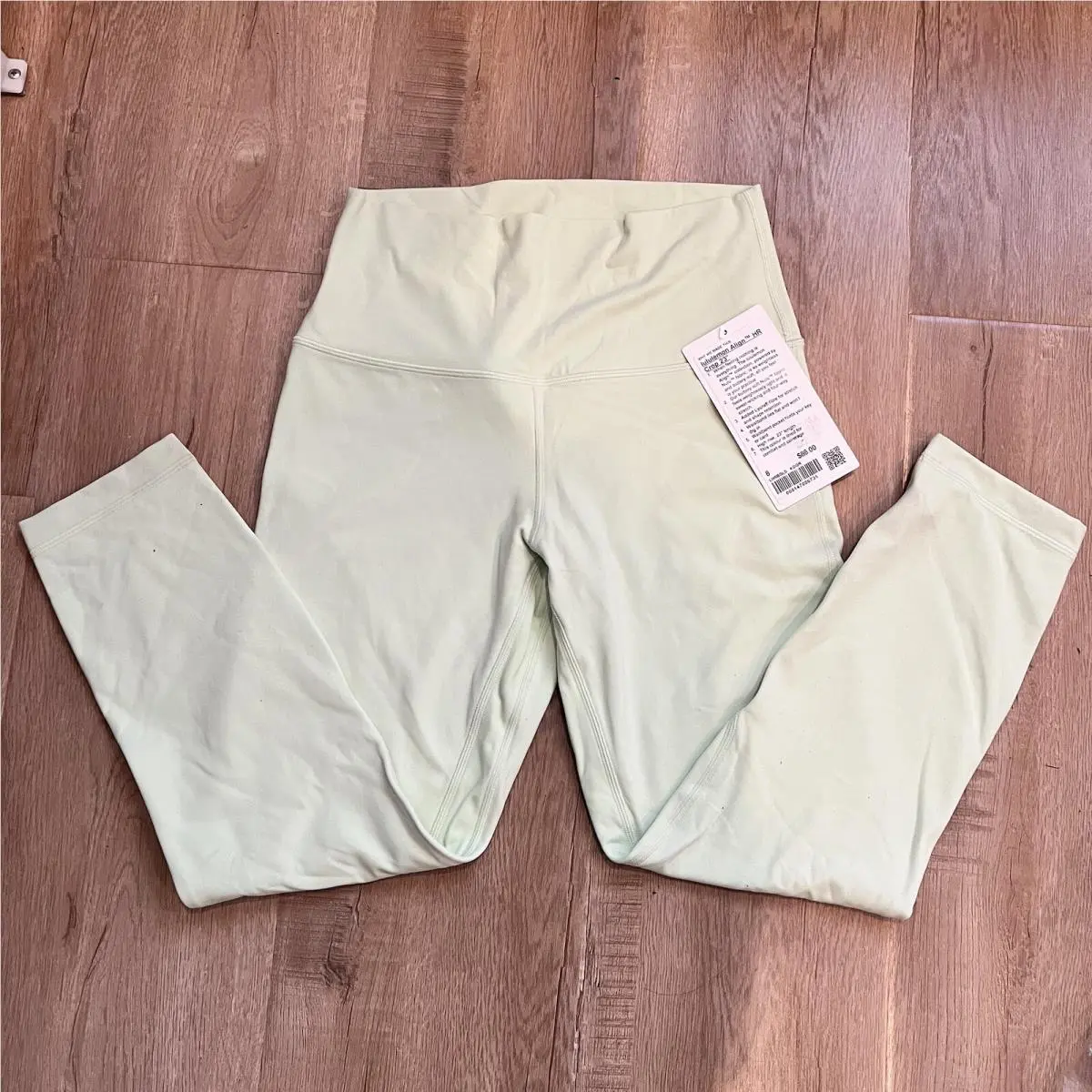 Lululemon Align High Rise Crop 23 Kohlrabi Green Size 8 - Color