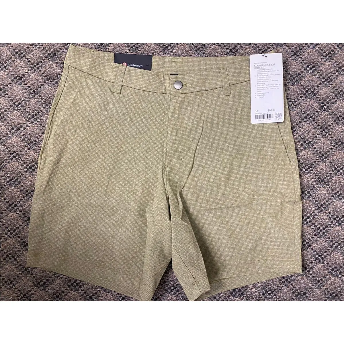 Lululemon Commission Short Classic 7 Size 32