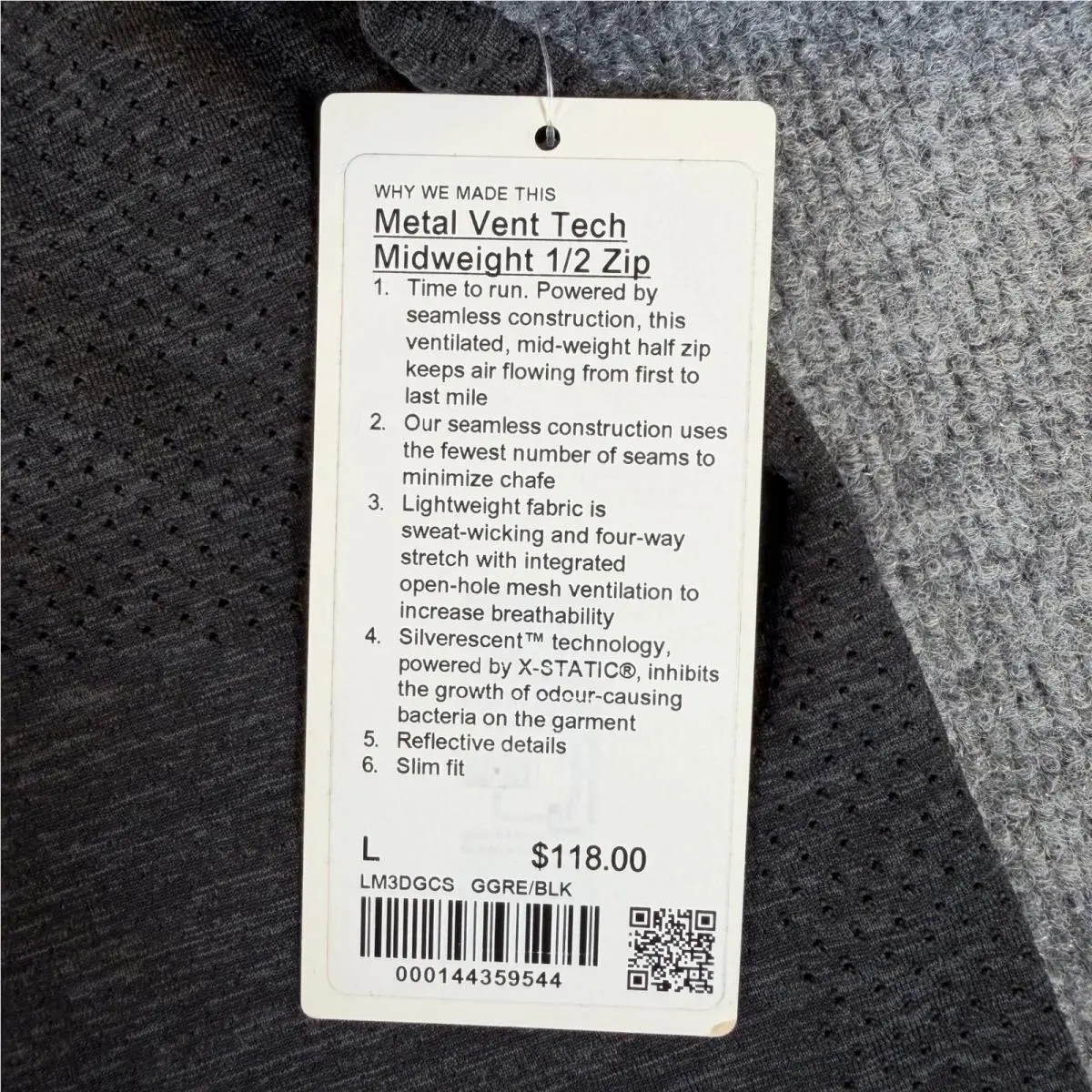 Lululemon clothing - Metal Vent Tech Midweight 1 - Gray 4
