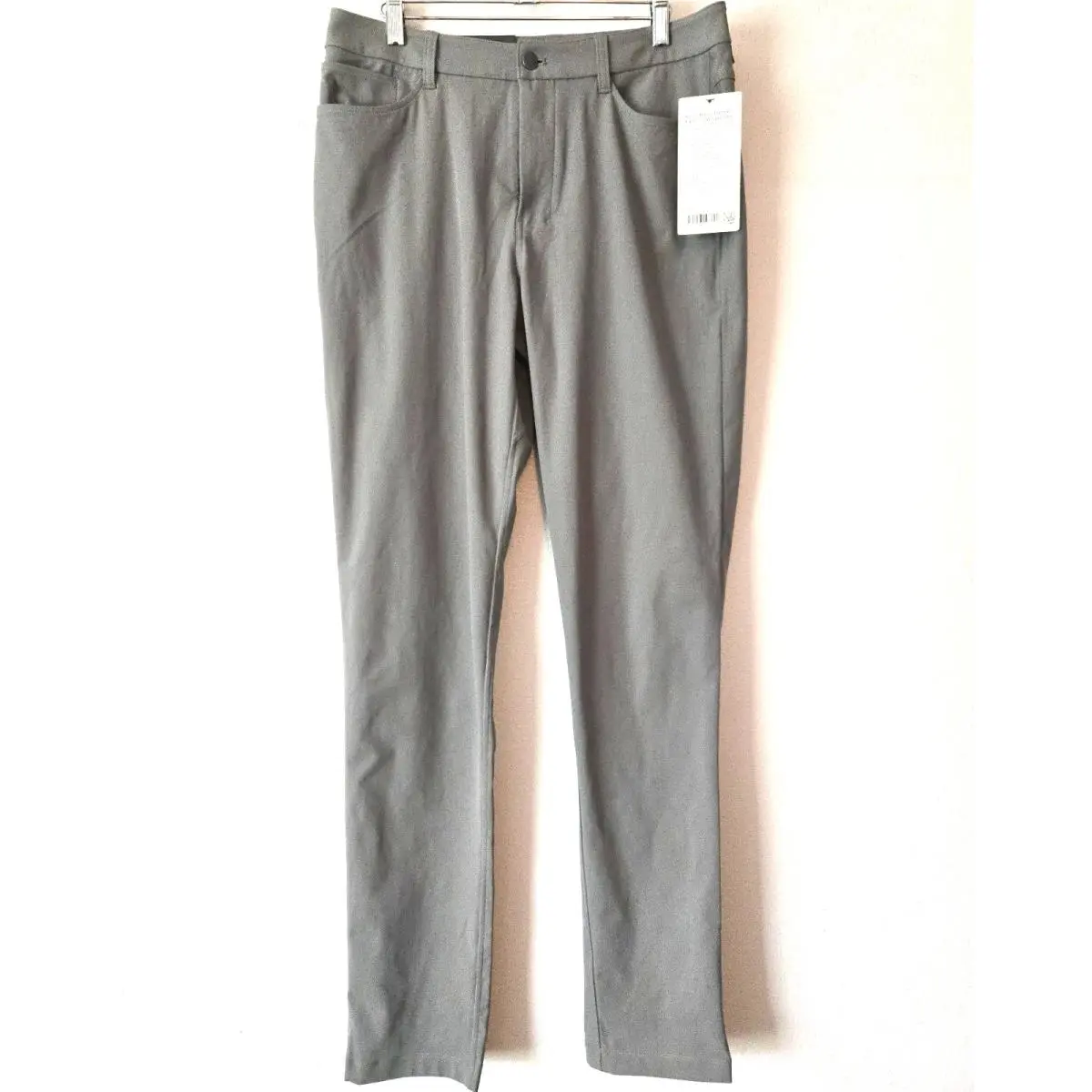 Lululemon Abc Classic Fit 5 Pocket Pant 32x37 Warpstreme Grey Sage Mens