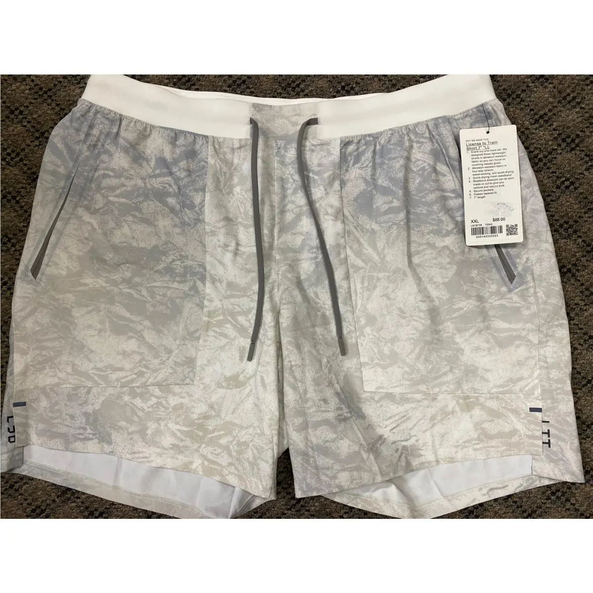Lululemon License TO Train Short 7 LL Xxl