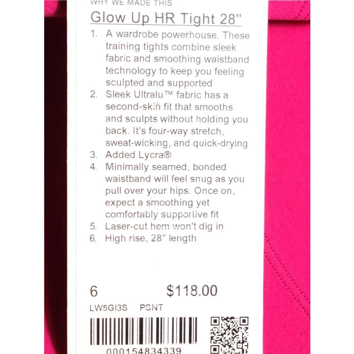Lululemon clothing - Pink 3